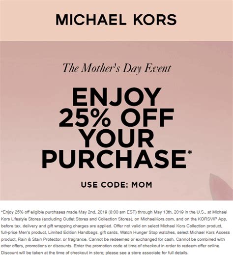 macys michael kors promo code|michael kors discount codes.